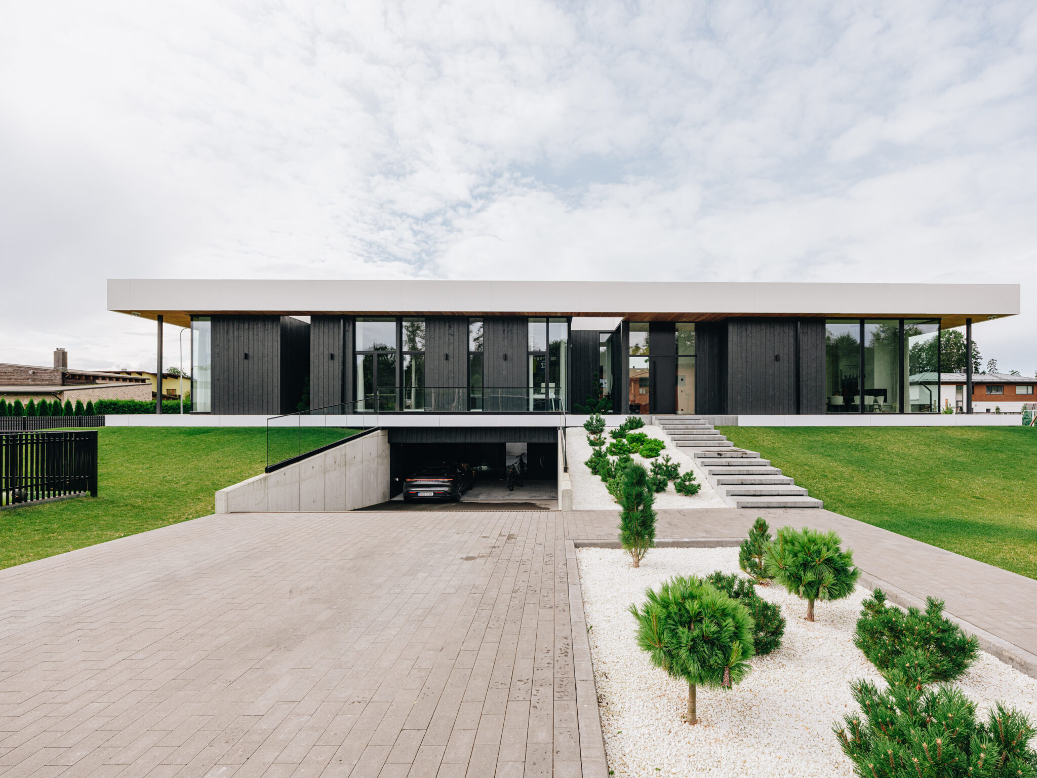 Drainage around the house: 8 things that keep the foundation and walls dry 1 Denmark house in Viimsi – drainage around the house is built while the excavation is open
